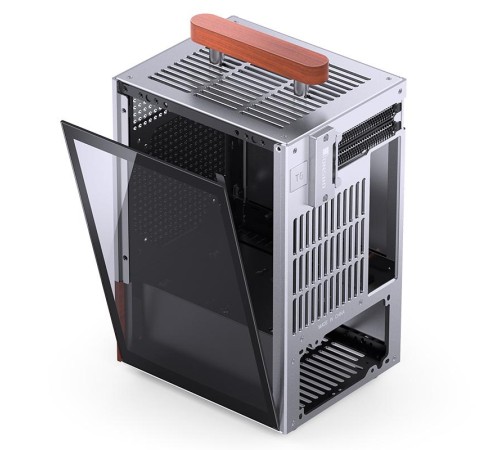 Корпус без блока питания/ Case JONSBO T6, Desktop SFF, TG, no fan, 1xUSB-A 3.2 + 1xUSB-C 3.2, mITX Silver Корпус без блока питания/ Case JONSBO T6, Desktop SFF, TG, no fan, 1xUSB-A 3.2 + 1xUSB-C 3.2, mITX Silver