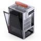 Корпус без блока питания/ Case JONSBO T6, Desktop SFF, TG, no fan, 1xUSB-A 3.2 + 1xUSB-C 3.2, mITX Silver