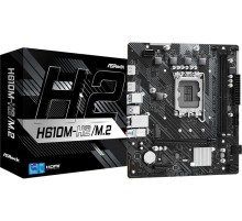 Материнская плата ASROCK H610M-H2/M.2, LGA1700, H610, 2*DDR4, 4*SATA, 1*M.2, 2*USB 3.2, 4*USB 2.0, 1*PCIx16, 1*PCIx1, 2*HDMI, mATX