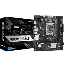 Материнская плата ASROCK H610M-H2/M.2, LGA1700, H610, 2*DDR4, 4*SATA, 1*M.2, 2*USB 3.2, 4*USB 2.0, 1*PCIx16, 1*PCIx1, 2*HDMI, mATX