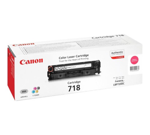 Тонер-картридж/ CLBP CARTRIDGE 718 M EUR Тонер-картридж/ CLBP CARTRIDGE 718 M EUR