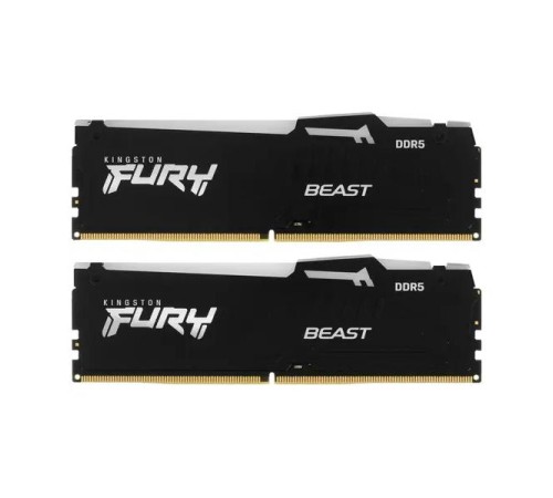 Память оперативная/ Kingston 32GB 6000MT/s DDR5 CL36 DIMM (Kit of 2) FURY Beast RGB EXPO Память оперативная/ Kingston 32GB 6000MT/s DDR5 CL36 DIMM (Kit of 2) FURY Beast RGB EXPO