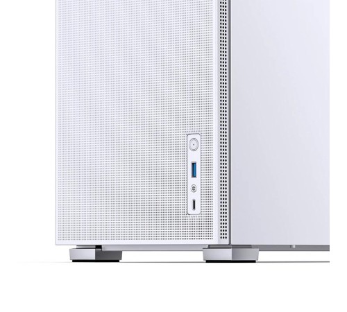 Корпус без блока питания/ Case JONSBO D41 MESH, Midi-Tower, TG, no fan, 1xUSB-A 3.2 + 1xUSB-C 3.2, ATX, mATX White