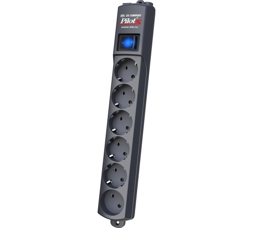 Сетевой фильтр Pilot S 6 розеток (5 евро + 1 без заземления) 10 м, графит/ Pilot S surge protector 6 outlets (EUR 5 + 1 without grounding) 10 m, graphite Сетевой фильтр Pilot S 6 розеток (5 евро + 1 без заземления) 10 м, графит/ Pilot S surge protector 6 outlets (EUR 5 + 1 without grounding) 10 m, graphite