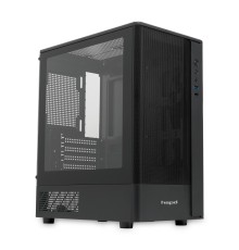 Корпус без блока питания/ Case HSPD M332, Mesh Mini-tower, Black, TG, 0.4 SPCC, no fans, mATX, mITX, 160/285/170mm, 1x2.5", 1x3.5", 4xPCI, 1xUSB-A 3.0, 1xUSB-A 1.0, 387x197x325mm