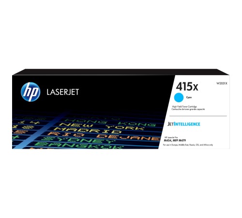 Тонер-картридж/ HP 415X Cyan LaserJet Toner Cartridge Тонер-картридж/ HP 415X Cyan LaserJet Toner Cartridge