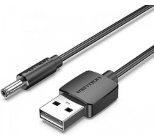 Кабель Vention USB AM/DC-jack 3.5мм M - 1м Чёрный
