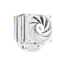 Кулер для процессора DEEPCOOL AK620 DIGITAL WH LGA20XX/1700/1200/115X/AM5/AM4 (8шт/кор, TDP 260W, PWM, DUAL Fan 120mm, 6 тепл. трубок, ARGB, белый) RET (R-AK620-WHADMN-G)