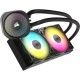 Система жидкостного охлаждения/ Water Cooling System Corsair NAUTILUS 240 ARGB (240mm, Black, ARGB/ Fans: 2x120mm, 74.37CFM, 34dBA, 2100RPM/ S: 1851, 1700, AM5, AM4)