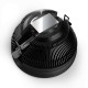 Кулер для процессора/ CPU Cooler PCCooler E126M PRO (92W, 4-pin PWM, 70mm, Al/Cu, -mm, FRGB, 1x120mm, 65.46CFM, 29.8dBA, 1600RPM, S: 1700/1200/115X, AM5/AM4, black)