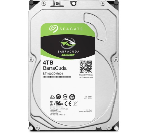 Жесткий диск/ HDD Seagate SATA3 4Tb Barracuda 5400 256Mb 1 year warranty