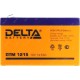 Батарея DELTA серия DTM, DTM 1215, напряжение 12В, емкость 15Ач (разряд 20 часов),  макс. ток разряда (5 сек.) 180А, макс. ток заряда 4.5А, свинцово-кислотная типа AGM, клеммы F2, ДxШxВ 151х98х95мм., вес 4.2кг., срок службы 6 лет./ Battery DELTA series DT