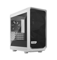 Корпус ПК без блока питания/ Case Fractal Design Meshify 2 Mini TG Clear Tint, Mini-Tower, 1x120mm + 1x140mm, 2xUSB-A 3.2 + 1xUSB 3.2 Type-C mATX, mITX, mDTX White