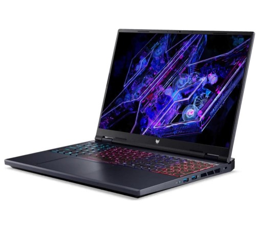 Ноутбук/ ACER Predator Helios Neo 16 PHN16-72-70EC 16"(2560x1600 (матовый) IPS)/Intel Core i7 14700HX(2.1Ghz)/16384Mb/1024PCISSDGb/noDVD/Ext:nVidia GeForce RTX4050(6144Mb)/Cam/BT/WiFi/65WHr/war 1y/2.4kg/Black/NoOS