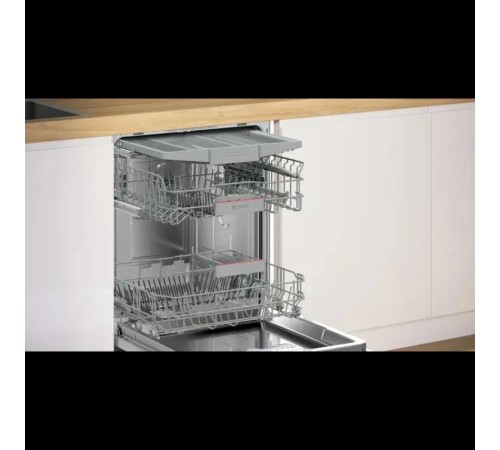 Встраиваемая посудомоечная машина Bosch XXL, Serie 4, Встраиваемая посудомоечная машина, 60 cm, SuperSilence; Класс A-A-A; уровень шума 46 дБ, 14 комплектов,,автооткрывание дверцы после окончания программы, 6 программ, 4 температурных режима,