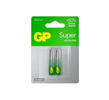 Батарейка Алкалиновые батарейки GP Super Alkaline G-Tech 24А ААA - 2 шт. на блистере