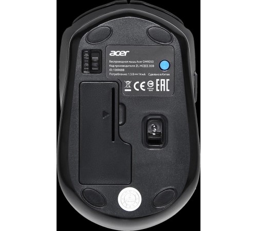 Мышь компьютерная/ Беспроводная мышь ACER OMR050 Wireless Dual Mode Mouse 1600dpi (6but) black Мышь компьютерная/ Беспроводная мышь ACER OMR050 Wireless Dual Mode Mouse 1600dpi (6but) black