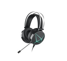 Гарнитура игровая проводная Dareu EH722X Black (черный), подсветка RGB, подключение USB