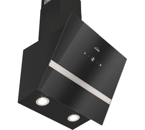 Вытяжки ELIKOR GOOD, Кухонная вытяжка ELIKOR КВ RISE 50 BK, наклонная, черный, 50 см, 750 м3/ч