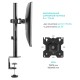 ONKRON кронштейн для монитора 13"-34" настольный, чёрный D101E