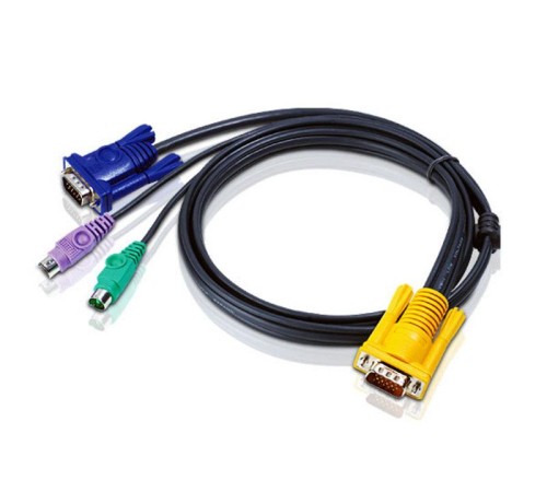 Кабель KVM PS/2 "гидра" 1.8м SP15 M(Y)-- HD15M/MINIDIN6M/ CABLE SP15 M(Y)-- HD15M/MINIDIN6M 1.8m