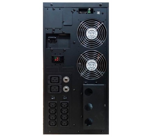 Источник бесперебойного питания Powercom MACAN, On-Line, 6000VA/6000W, Tower, IEC Terminal + IEC320 8*C13+2*C19, Serial+USB, SNMP Slot (1439699)
