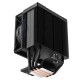 Кулер для процессора/ CPU Cooler PCCooler R300 ARGB BK (150W, 4-pin PWM, 133mm, Al/Cu, 3x6mm, ARGB, 1x92mm, 40.94CFM, 30dBA, 2200RPM, S: 1851/1700/1200/115X, AM5/AM4, black)