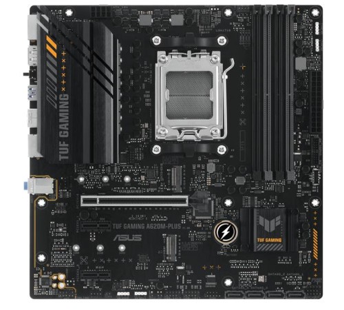 Материнская плата ASUS TUF GAMING A620M-PLUS, AM5, A620, 4*DDR5, 4*SATA, 2*M.2, 2*USB 3.2, 4*USB 2.0, 2*PCIx16, 2*PCIx1, 2*DP+HDMI, mATX; 90MB1EZ0-M0EAY0