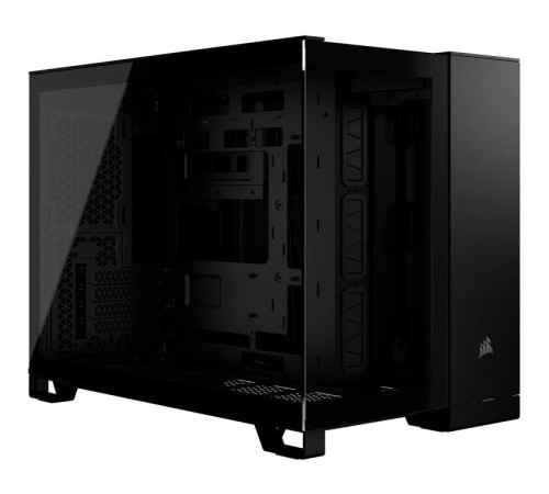 Корпус без блока питания/ Case Corsair 2500X Airflow, Midi-Tower, TG, no fan, 2xUSB-A 3.2, 1xUSB 3.2 Type-C, mATX, mITX Black