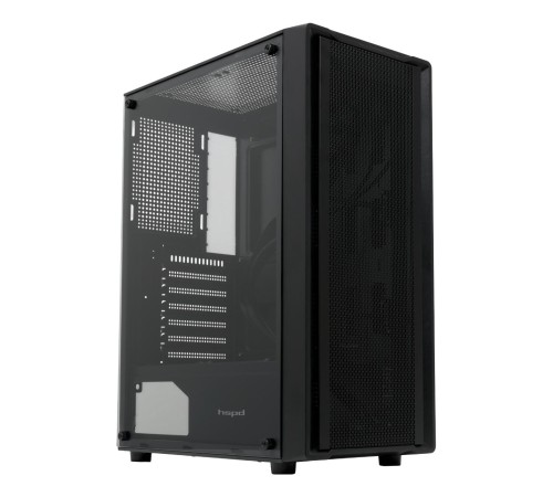 Корпус без блока питания/ Case HSPD M530, Mesh Mid Tower, Black, TG, 0.4 SPCC, no fans ATX, mATX, mITX 155/290/200mm 2x2.5", 2x3.5", 7xPCI 1xUSB-A 3.0, 2xUSB-A 1.0 335x193x445mm Корпус без блока питания/ Case HSPD M530, Mesh Mid Tower, Black, TG, 0.4 SPCC, no fans ATX, mATX, mITX 155/290/200mm 2x2.5", 2x3.5", 7xPCI 1xUSB-A 3.0, 2xUSB-A 1.0 335x193x445mm