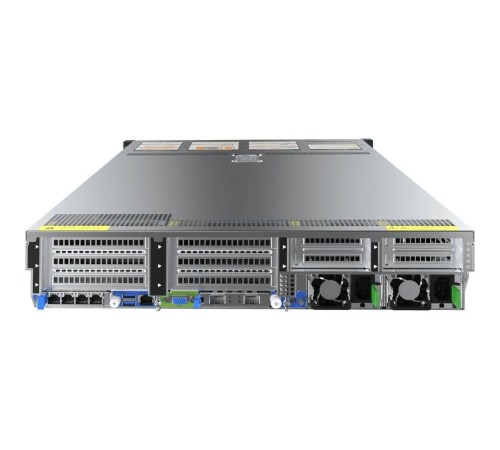 Серверная платформа/ Gooxi SL201-D24R-NV-G4 2u 24bay server with NVME bp,based on rapid sapphire, cooler 350W 2xPCIe 5.0x16; 4xPCIe 4.0x8 2x 2.5" rear SAS/SATA 2x 2.5" rear NVMe 1300W 1+1 EU power cables rail kit
