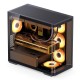 Корпус без блока питания/ Case JONSBO D300, Mini-Tower, TG, no fan, 2xUSB-A 3.2 + 1xUSB-C 3.2, mATX, mITX Black