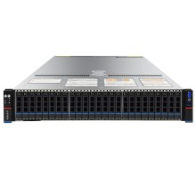 Серверная платформа/ Gooxi SR201-D25RE-G2  2U, 2x Socket SP5 ; 24x DDR5; 25x 2.5" SATA/SAS ;  12Gb/s SAS expander ; 2x 2.5" rear SAS/SATA; 2x 2.5" rear NVMe ; 2х M.2 NVMe 2280 ;  2xPCIe 5.0x16;  4xPCIe 5.0x8; OCP3.0 ; 2x1GbE i350; IPMI ; RA