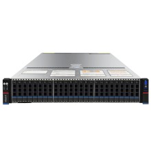 Серверная платформа/ Gooxi SR201-D25RE-G2  2U, 2x Socket SP5 ; 24x DDR5; 25x 2.5" SATA/SAS ;  12Gb/s SAS expander ; 2x 2.5" rear SAS/SATA; 2x 2.5" rear NVMe ; 2х M.2 NVMe 2280 ;  2xPCIe 5.0x16;  4xPCIe 5.0x8; OCP3.0 ; 2x1GbE i350; IPMI ; RA