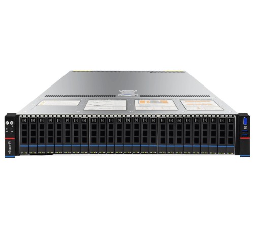 Серверная платформа/ Gooxi SR201-D25RE-G2  2U, 2x Socket SP5 ; 24x DDR5; 25x 2.5" SATA/SAS ;  12Gb/s SAS expander ; 2x 2.5" rear SAS/SATA; 2x 2.5" rear NVMe ; 2х M.2 NVMe 2280 ;  2xPCIe 5.0x16;  4xPCIe 5.0x8; OCP3.0 ; 2x1GbE i350; IPMI ; RA