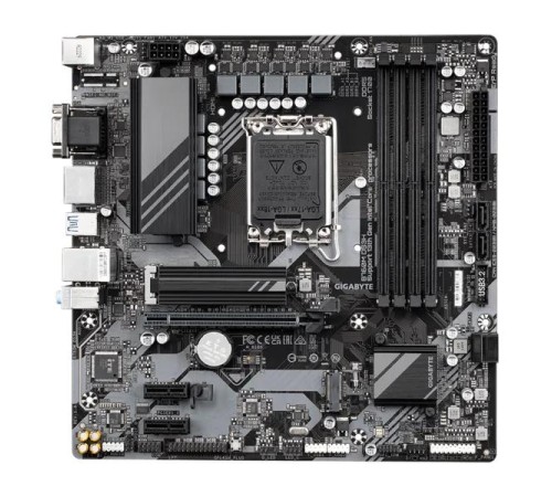 Материнская плата GIGABYTE B760M DS3H, LGA1700, B760, 4*DDR5, 4*SATA, 2*M.2, 3*USB 3.2, 2*USB 2.0, Type-C, 1*PCIx16, 2*PCIx1, D-Sub+HDMI+2*DP ,mATX