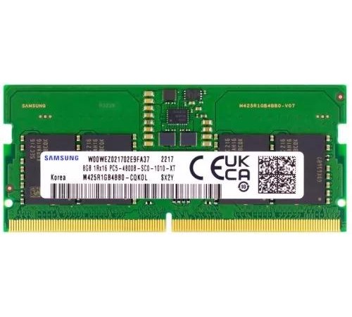 Память оперативная/ Samsung DDR5 8GB SODIMM 4800MHz Память оперативная/ Samsung DDR5 8GB SODIMM 4800MHz