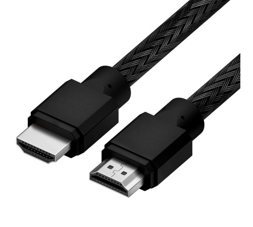 Кабель 1.0m HDMI 2.0, черный нейлон, Ultra HD, 4K 60 fps 60Hz/5K*30Hz, 3D, AUDIO, 18.0 Гбит/с Кабель 1.0m HDMI 2.0, черный нейлон, Ultra HD, 4K 60 fps 60Hz/5K*30Hz, 3D, AUDIO, 18.0 Гбит/с