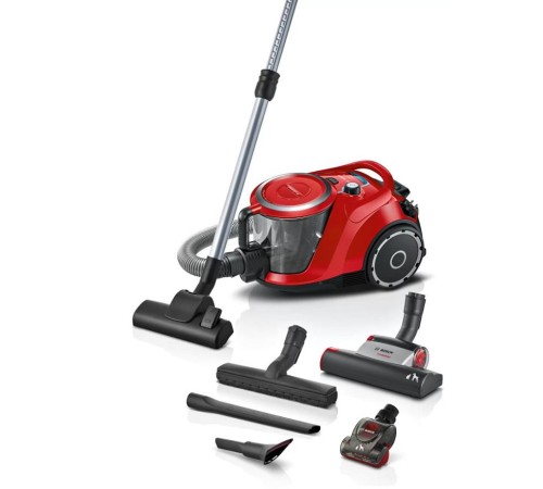 Пылесос BOSCH/ Циклон, 2200 Вт, цвет красный