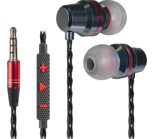 Defender Гарнитура для смартфонов Tanto черный+серый, кабель 1,2 м