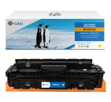 Картридж Cartridge G&G 207X для HP CLJ M255/M282/M283, с чипом (2 450стр.), желтый (аналог W2212X)