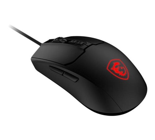 Мышь проводная Mouse MSI FORGE GM100, Wired, 108g, DPI 6400, Symmetrical design, black
