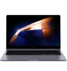Ноутбук/ Samsung Galaxy Book4 360 15""(1920x1080 AMOLED)/Touch/Intel Core 7 150U(1.8Ghz)/16384Mb/512PCISSDGb/noDVD/Int:Intel® Graphics/Cam/BT/WiFi/68WHr/war 1y/1.16kg/Gray/Win11Home + Eng kbd 3 pin