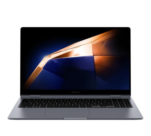 Ноутбук/ Samsung Galaxy Book4 360 15""(1920x1080 AMOLED)/Touch/Intel Core 7 150U(1.8Ghz)/16384Mb/512PCISSDGb/noDVD/Int:Intel® Graphics/Cam/BT/WiFi/68WHr/war 1y/1.16kg/Gray/Win11Home + Eng kbd 3 pin