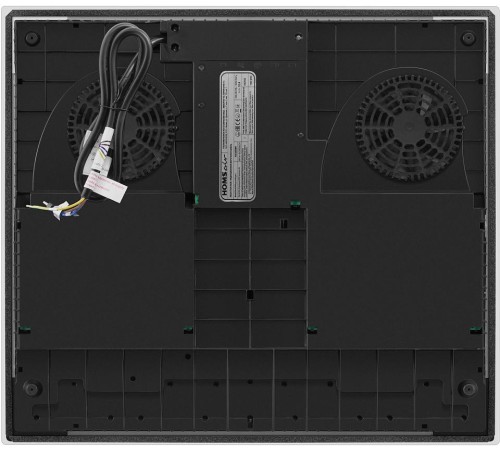 Встраиваемая варочная панель HOMSAir/ Индукционная варочная панель HOMSair HIC64SWH, 60 см, 4 конфорки, мощность конфорок 2000, 2000, 1200, 1200 Вт, сенсорное управление, бустер, автоматическое выключение, 9 уровней мощности, блокировка панели, таймер, бе