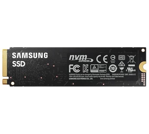 Твердотельный накопитель SSD M.2 (PCI-E NVMe) 500Gb Samsung 980 (R3100/W2600MB/s) (MZ-V8V500BW) 1year Твердотельный накопитель SSD M.2 (PCI-E NVMe) 500Gb Samsung 980 (R3100/W2600MB/s) (MZ-V8V500BW) 1year