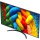 Телевизор ЖК 75'' LG/ 75", Ultra HD, Nano Color, Smart TV, WebOS, Wi-Fi, DVB-T2/C/S2, MR, 60Hz Native, 2.0ch (20W), 2 HDMI, 2 USB, 1 Pole, Charcoal Black, 2025