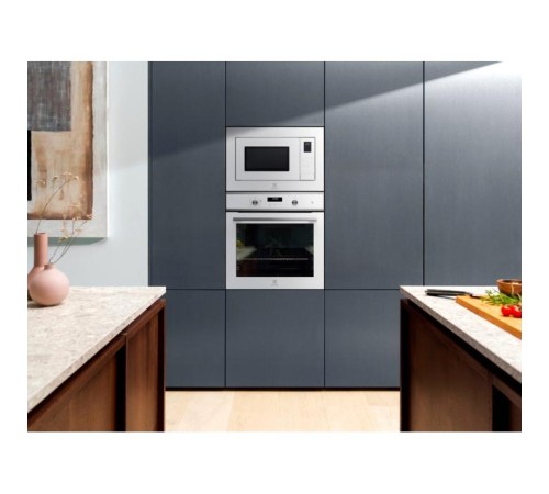 Встраиваемая микроволновая печь ELECTROLUX/ Микроволновая печь с грилем, объем 25 л., высота 390 мм, цвет белый