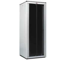 42U 19'' шкаф серии DYNAmic Ш=800мм Г=800мм/передняя стеклянная двустворчатая дверь, задняя сплошная металл.дверь, ножки,  RAL7035/ 42U 19'' Lande cabinet DYNAmic W=800mm Г=800mm/ Front double glass door, rear double metal door /levelling feet, RAL7035