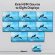 Разветвитель - сплиттер Vention HDMI 19F/8x19F на 8 мониторов